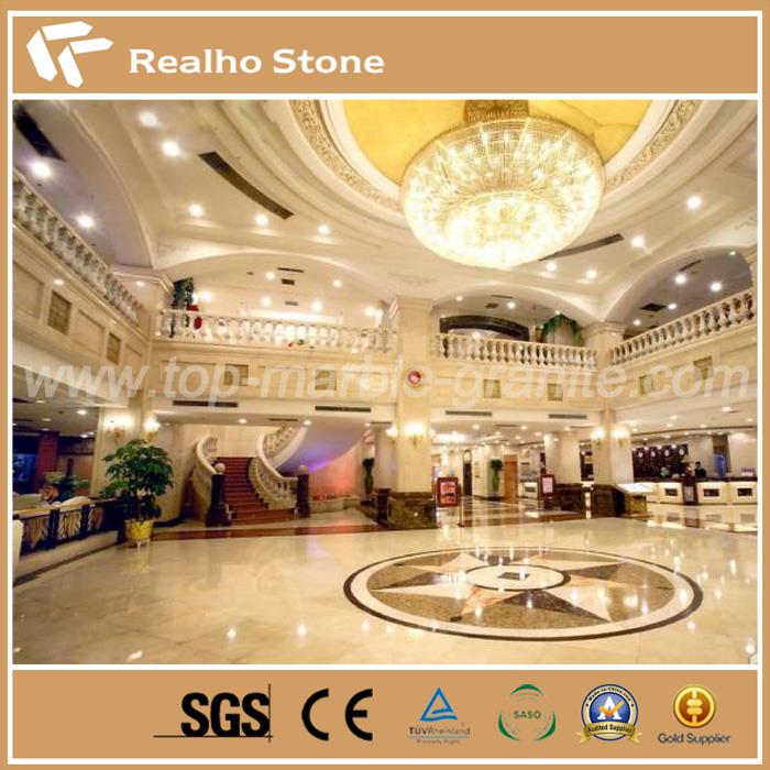 Hotel Lobby Waterjet Patterns Floor Tiles Designs