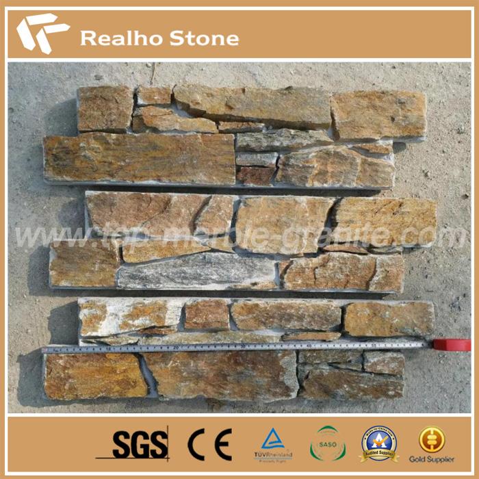 Revestimiento de la pared de piedra de Quarzite rústico exterior Tiles-1.jpg Exterior Rustic Quarzite Stone Wall Cladding Tiles-1.jpg