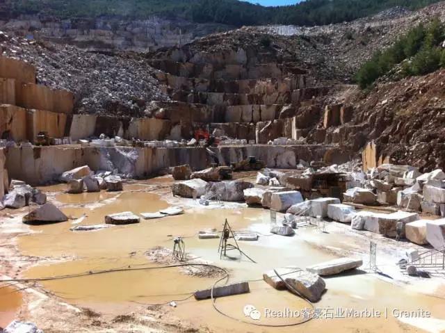 Cantera de mármol lila milas Milas Lilac Marble Quarry
