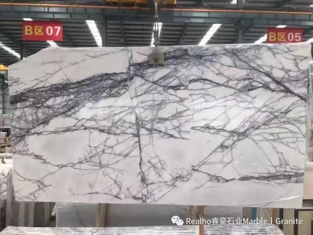 Losas de mármol lilas de Milas Milas Lilac Marble Slabs