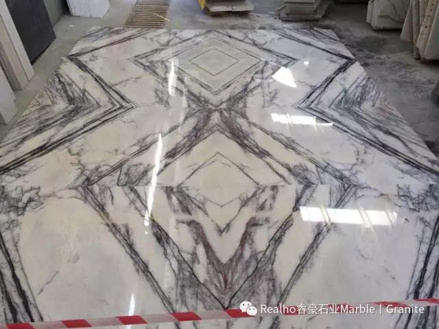 Milas Lilac Marble Book-Match Designs Milas Lilac Marble Book-Match Designs