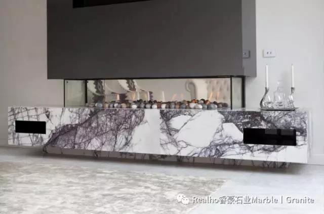 Milas Lilac Marble para TV Bar Milas Lilac Marble for TV Bar