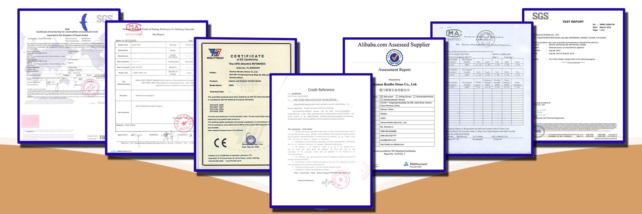 SGS certificate