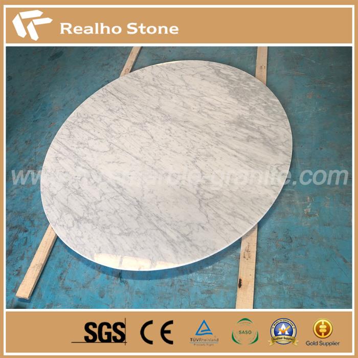 round modern marble table top