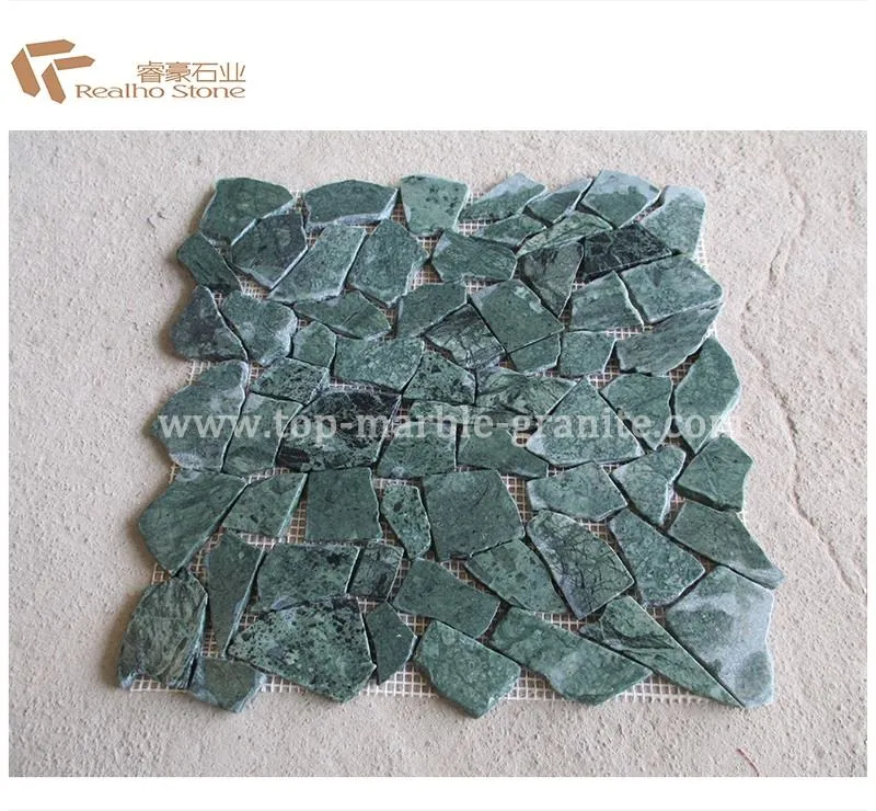 Green marble  mosaic tile