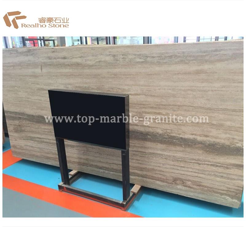 grey travertine tile