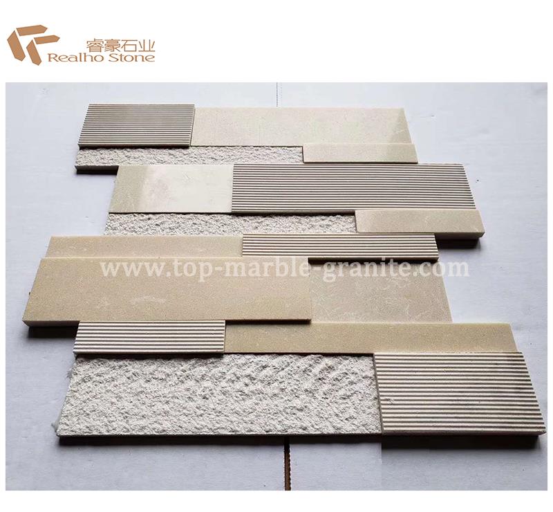 3D random strips quartz tile 3D random strips quartz tile