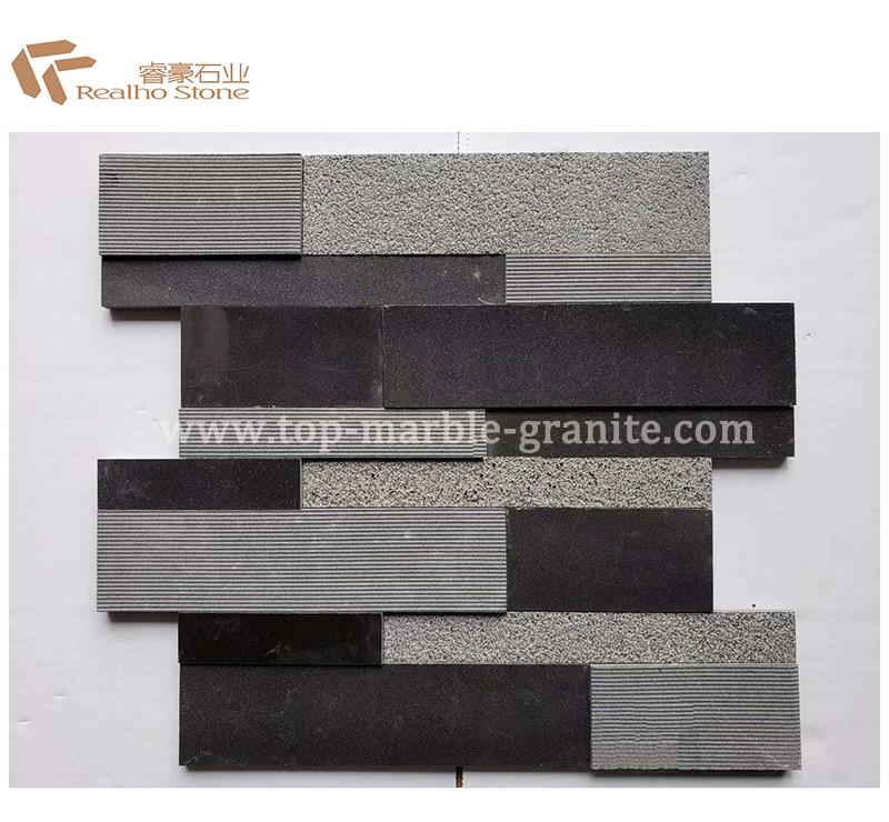 3D random strips granite tile 3D random strips granite tile