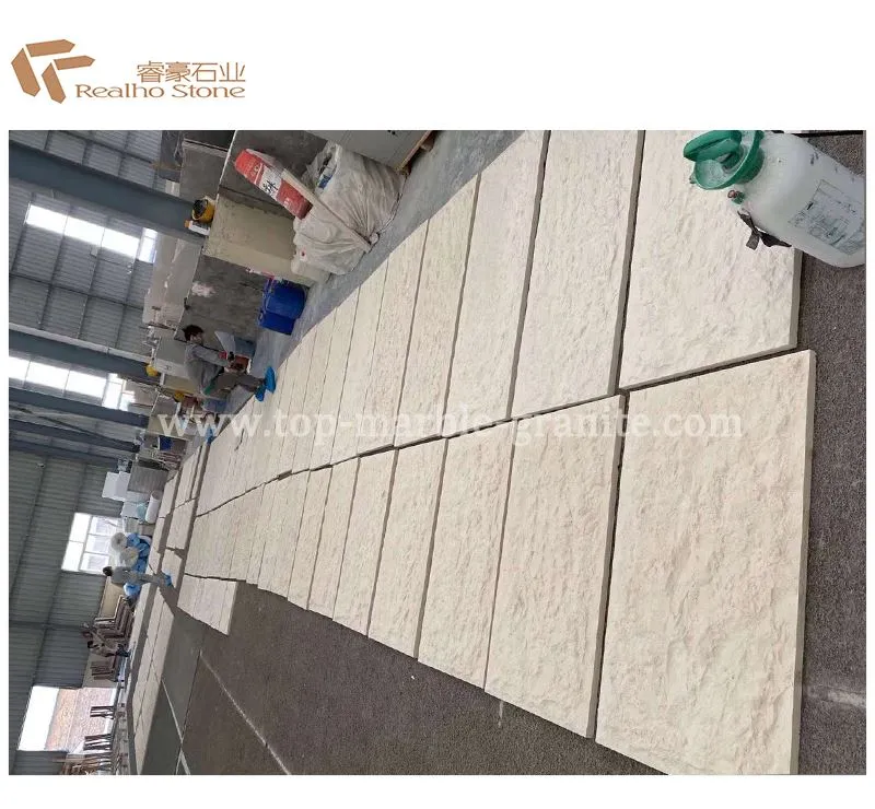 beige sandstone natural face tile