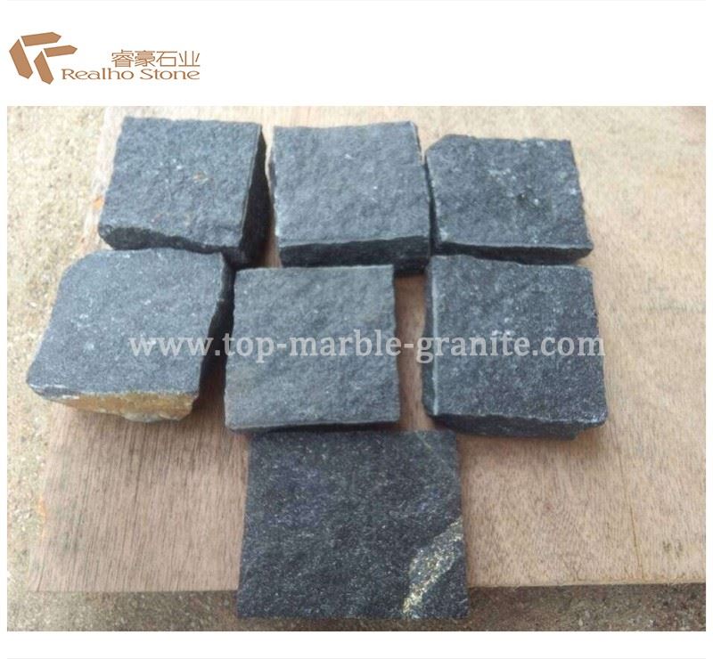 black basalt cube