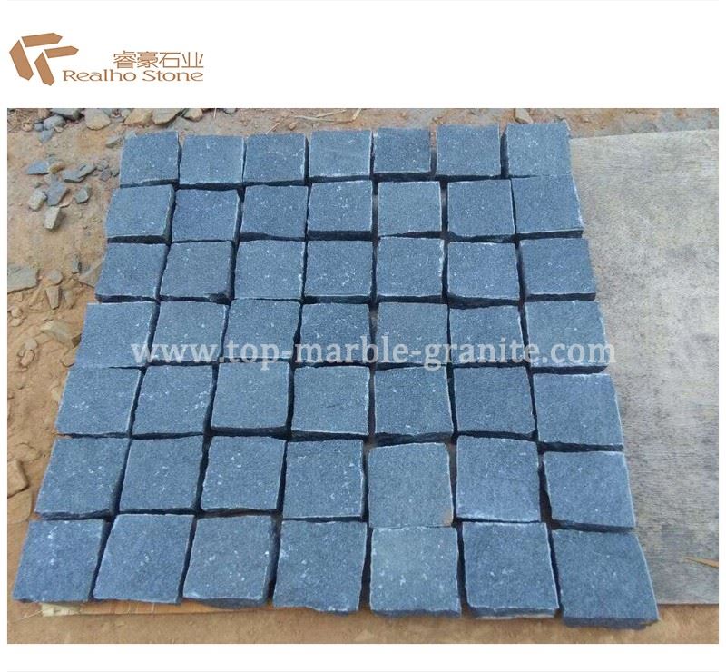 black granite cube