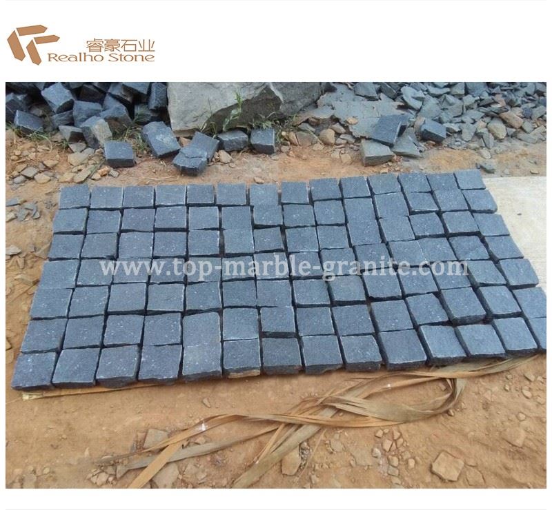 black granite cubic