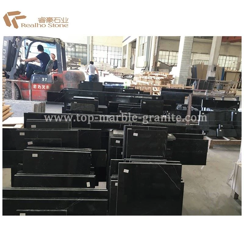 Black Marble Floor Tiles