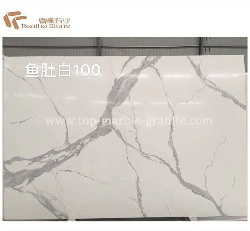 Calacatta White Marble Artificial Slab