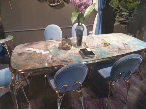 Green Marble Table