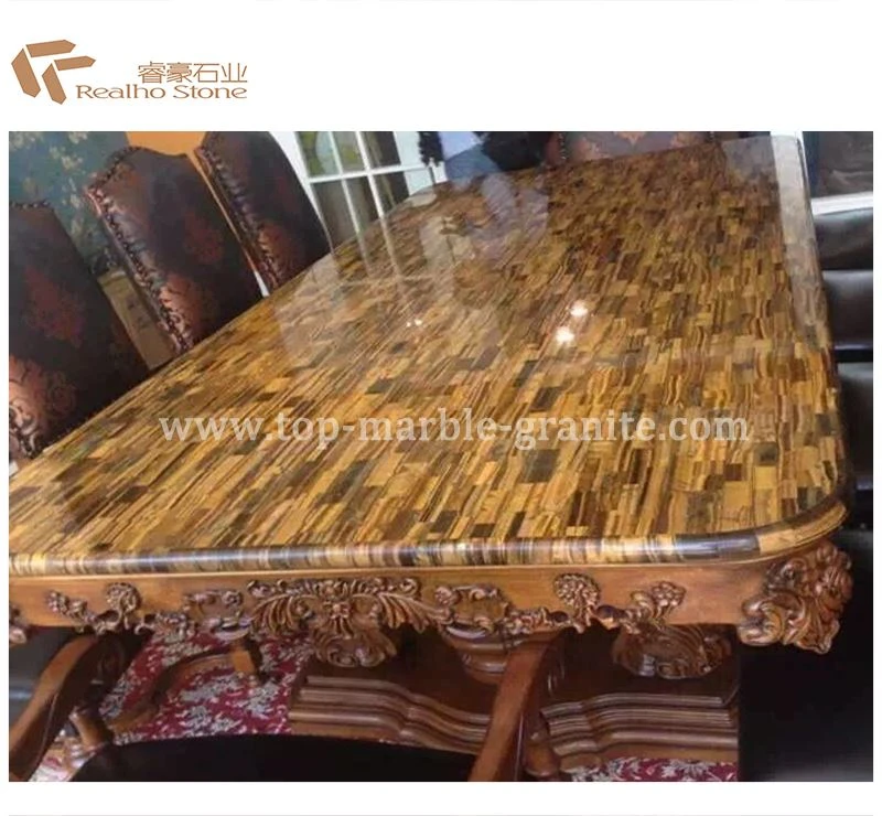 Tiger Eye Stone Table Top Tiger Eye Stone Table Top