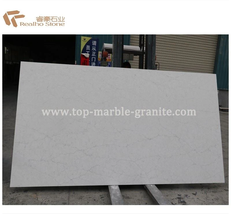 Carrara White Quartz Slab
