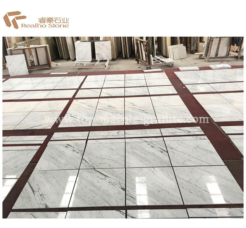 carrara white marble tile