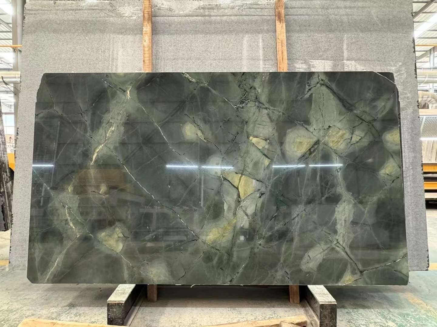 green slabs