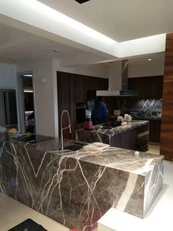 grey marble countertops
