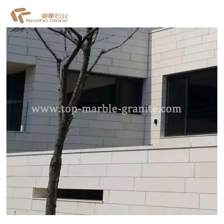 sandstone white tiles