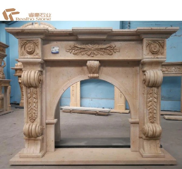 luxury stone fireplace install