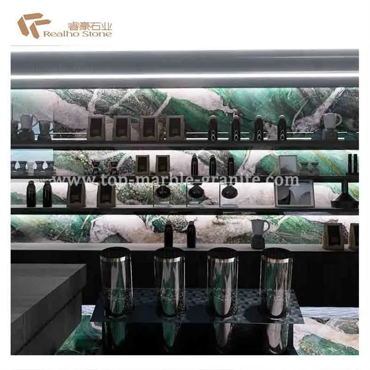 green marble slab
