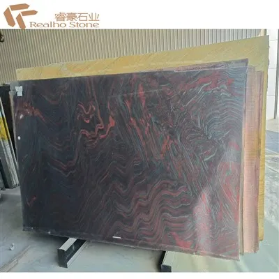 Granito rojo de acero flameado pulido a la venta