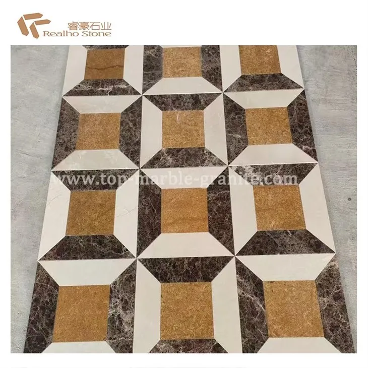 waterjet marble mosaic tile