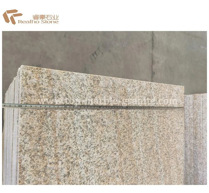 flamed yellow granite