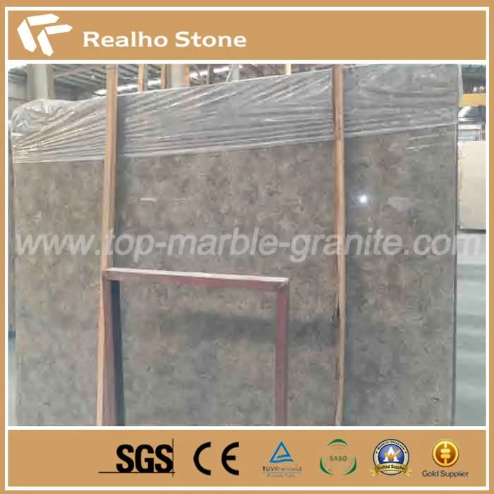 Nature Jordan Dark Grey Polished Marble Slab para la decoración de la pared
