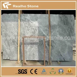 Nature Polished Plata Mink Losa de Mármol Gris para Material de Construcción