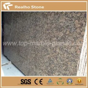 Losas de granito Giallo Fiorito pulido brasileño en venta