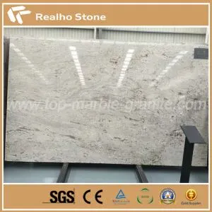 Indian New River White Polished Granite Slabs Precios
