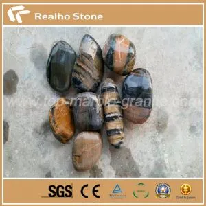 Proveedor colorido de piedra de guijarros de río