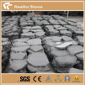 Piedra negra de basalto natural kerbostone negro con precio competitivo