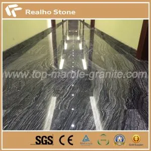 Magic Wooden Black Forest Marble Stone Tile Price Per Meter