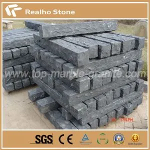 Natural Split Zhangpu Negro Granito Kerb Stone