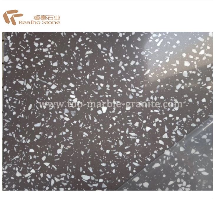 Grey Terrazzo Tiles Slabs for Floor Tiles