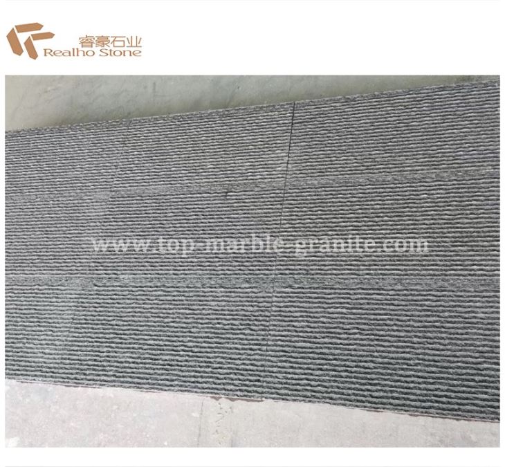 Black Granite Waterfall Wall Tiles