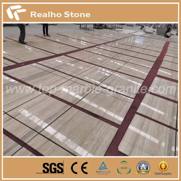 Italy Silver Grey Travertine With M2 Price Floor Tile