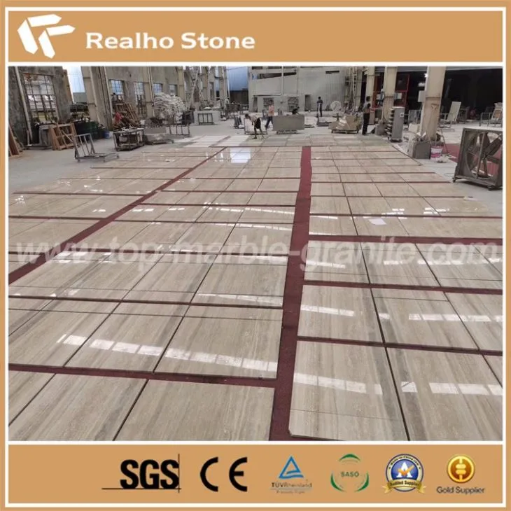 Italy Silver Grey Travertine With M2 Price Floor Tile