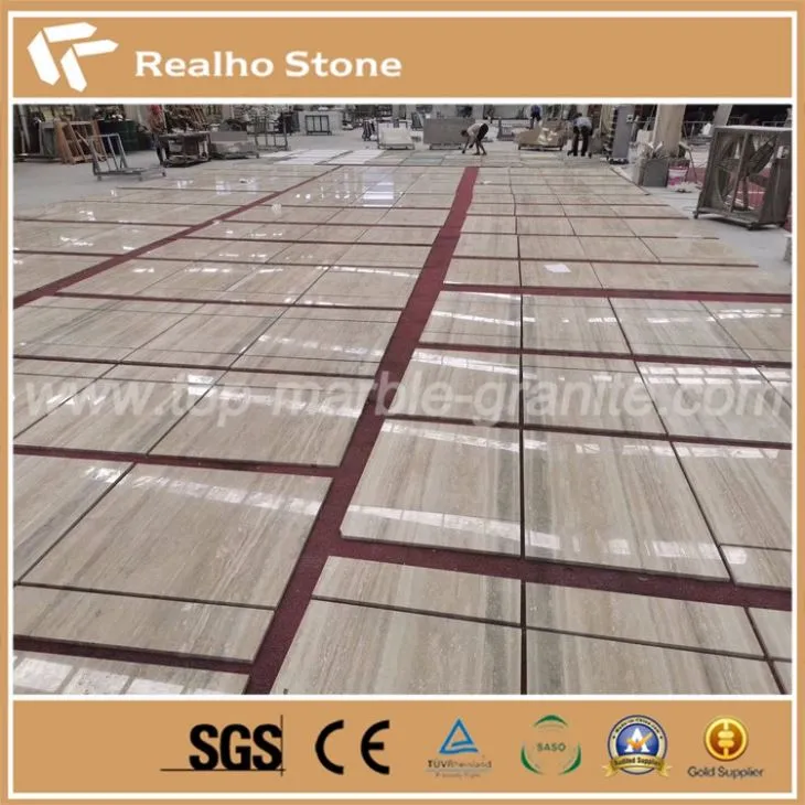 Italy Silver Grey Travertine With M2 Price Floor Tile