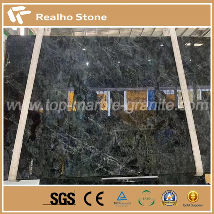 Losas de granito azul labradorita