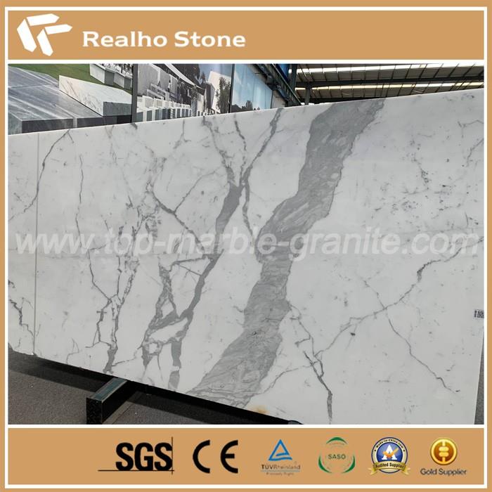 Natural Stone Bianco Calacatta White Marble Slabs