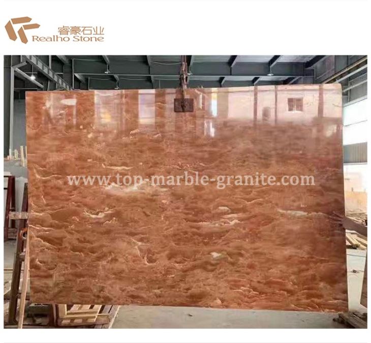 Original Quarry Tea Rose Marble Slab