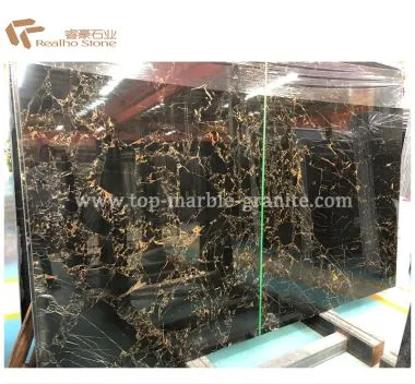 Athens Portoro Marble Slabs