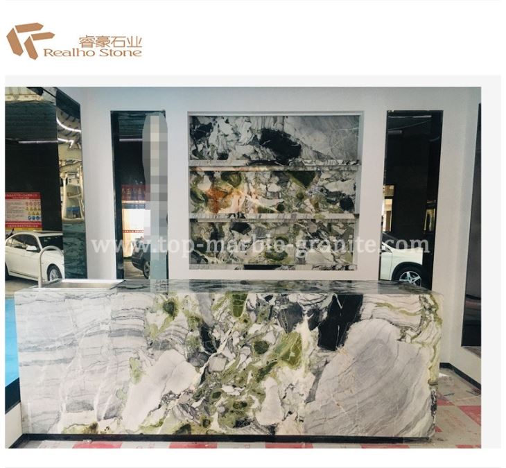 marble tile countertop