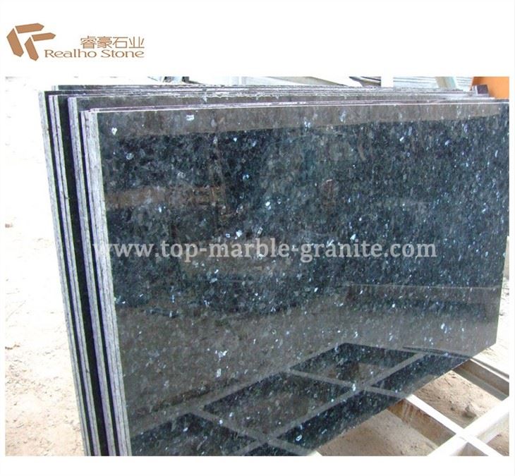 Blue Pearl Granite Countertop in Factory