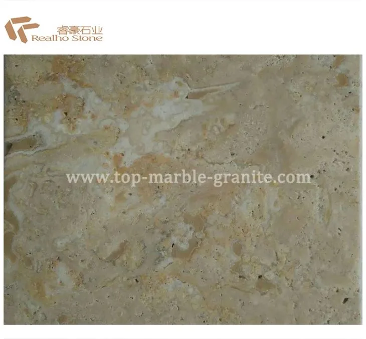 Brushed French Pattern Beige Travertine Tiles